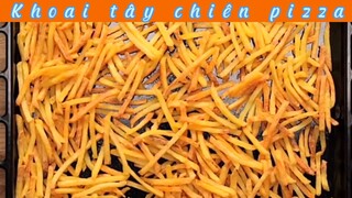 Làm món: “ Bơ Thịt Chiên Giòn & Khoai Tây Chiên Pizza “ siêu hấp dẫn #nauan