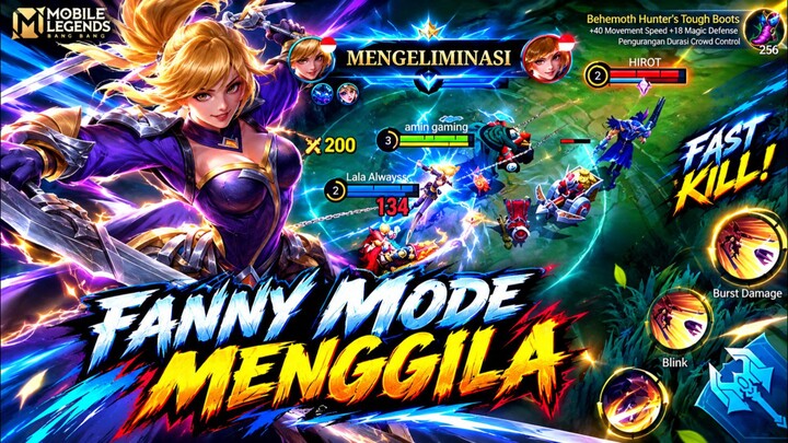 fanny mode menggila mlbb