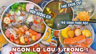 Hết nước chấm với nồi lẩu 3 trong 1, topping ngập tràn giá bình dân| Địa điểm ăn uống