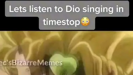 Dio's singing