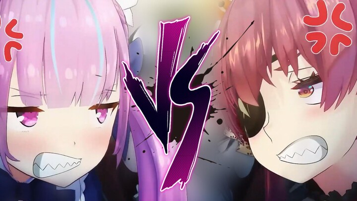 【中字】女儿叛逆期【hololive/宝钟玛琳/湊阿库娅】