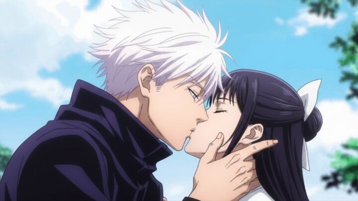 KISS SCENE GOJO X HIME⁉️