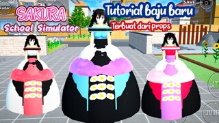 TUTORIAL BAJU BARU # dress terbaru dari props # sakura school simulator