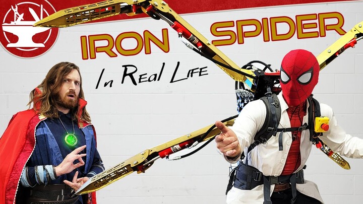 We Built A Real Life IRON SPIDER SUIT!