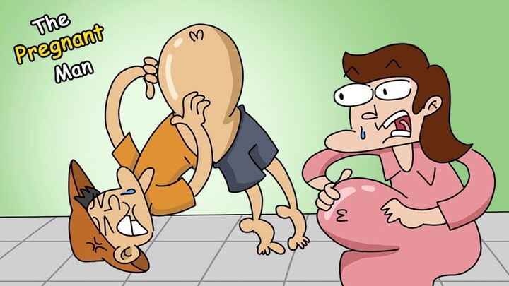 The Man Pregnancy  Pregnant Cartoons  Cartoon Acing  Pregnant Male
