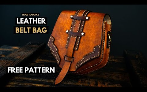 Free Drawings PDF (Vintage Hunting Bag Fanny Pack Making Tutorial)
