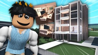 BUILDING A BLOXBURG FAMILY MODERN APARTMENT...