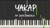 Yakap by Zack Tabudlo synthesia piano tutorial + sheet music