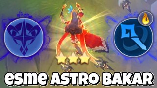 ESME ASTRO SC FIRE!! AUTO BAKAR BAKAR GEMING!! MAGIC CHESS MOBILE LEGENDS