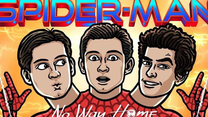 [Roti Lapis Kartun Mandarin-Inggris] Parodi Trailer "Spider-Man: No Way Home"