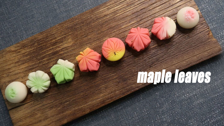 [Makanan]Buat Wagashi Berbentuk Maple