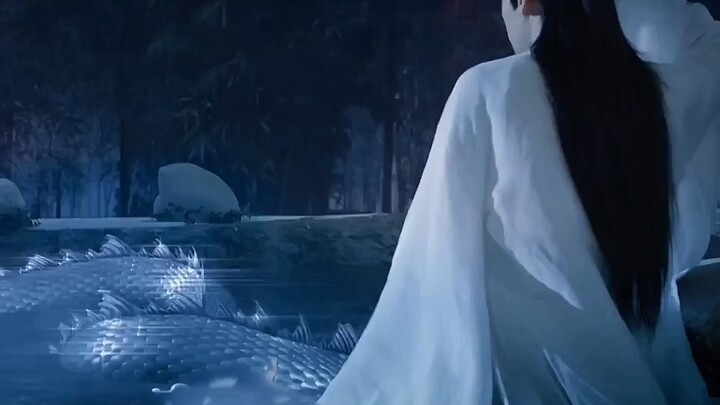 Because you complimented him on his tail, the second time he showed it was to keep you around.