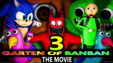 GARTEN OF BANBAN 3 ANIMATED MOVIE Ft. SONIC & BALDI Roblox CHALLENGE Minecraft Animation