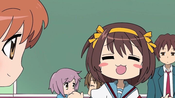 [Haruhi Suzumiya x Lucky Star] Pooh sang pemimpin~bodoh~
