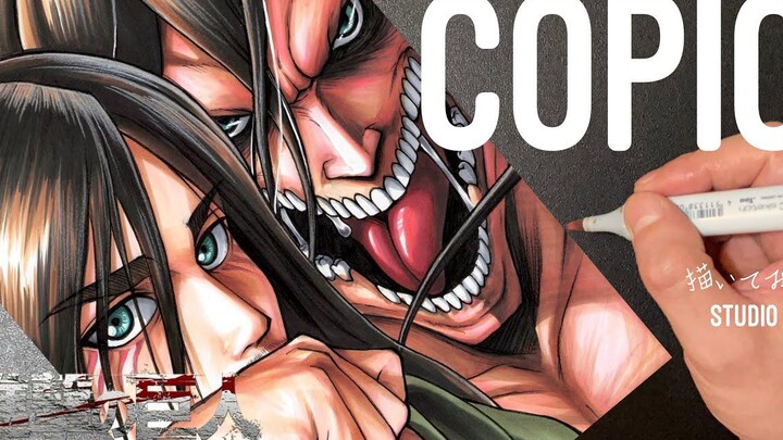 Attack on Titan | Eren Yeager | copic | Anime Drawing