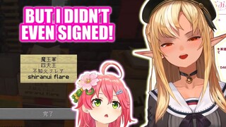 Turns out Flare didn't Even Signed the Contract to be in the Demon Lord Army 【Hololive English Sub】