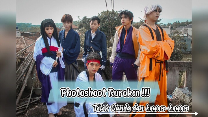 Photoshoot edisi Rurouni Kenshin, Teteh Sunda bersama kawan-kawan !! ❌⚔