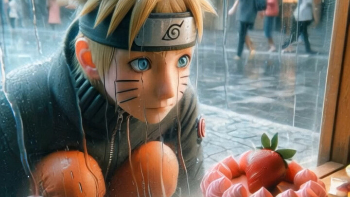 Naruto really wants to eat strawberry cake, but there is no 💰, what to do? I can only work part-time