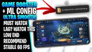 HOW TO FIX LAG USING THIS GAME BOOSTER (and Config) in MOBILE LEGENDS