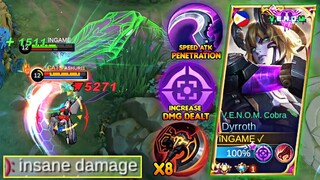 DYRROTH NEW META BUILD | LEGEND TO MYTHIC RANK UP FAST⬆️ | BEST BUILD & EMBLEM 2022 - MLBB