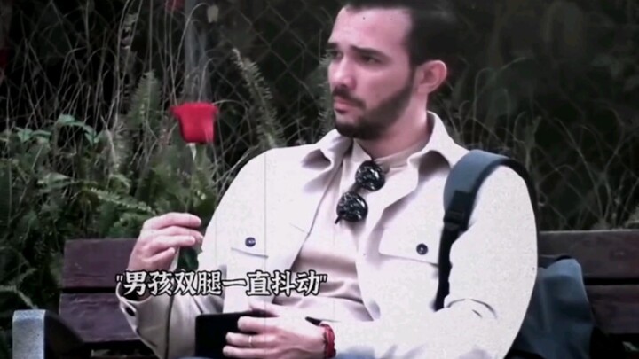“Only men understand the weight of this bouquet of flowers.”
