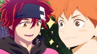 Anime|"SK∞ the Infinity" & "Haikyuu!!"|Hinata Shoyo & Kyan Reki