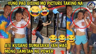 Yung pag Gising mo picture taking na' Hanip si ate 😂🤣|Pinoy Memes, Funny videos compilation