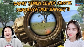 PRANK RANDOM GAK NYANGKA DAPAT TEMEN CEWEK CANTIK , SUARANYA IMUT BIKIN GAGAL FOKUS !! - PUBG MOBILE