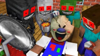 Animasi Minecraft: Tantangan Es Krim Monster Academy_Killer!