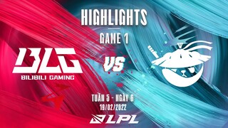 BLG vs AL | Highlights - Game 1 | Tuần 5 Ngày 6 | LPL Mùa Xuân 2022