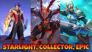 August 2022Starlight & Collector Skin Update | Yi Sun Shin Epic Skin 899💎 | MLBB