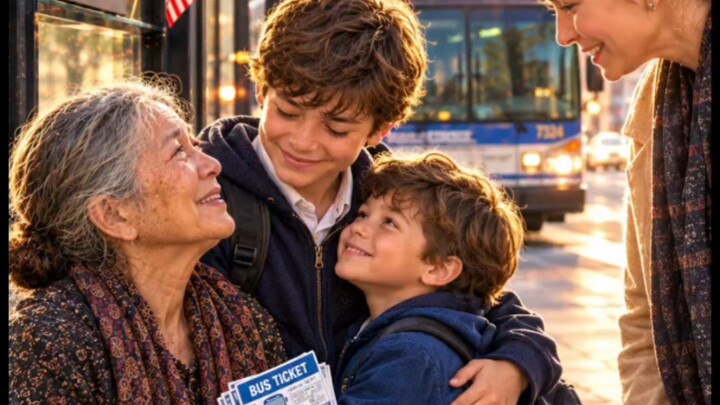 He Took a Beggar’s Last Bus Ticket… Then She Discovered the Heartbreaking Reason. 😭🚌❤️