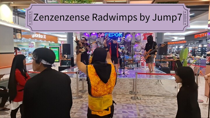 Zenzenzense Radwimps by Jump 7 Band in Banzai Cosplay Depok Event