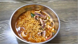 Ramen mực Ulleungdo, mực nguyên con hấp#amthuc #monngon