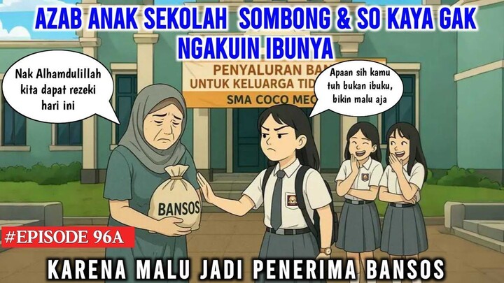 AZAB ANAK SEKOLAH  SOMBONG! GAK NGAKUIN IBU KARENA JADI PENERIMA BANSOS   COCO M