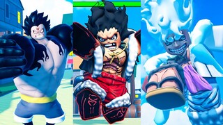 ESSE JOGO TEM A MELHOR GOMU GOMU NO MI DA HISTÓRIA DO ROBLOX... (COM 4 TRANSFORMAÇÕES EXCLUSIVAS)