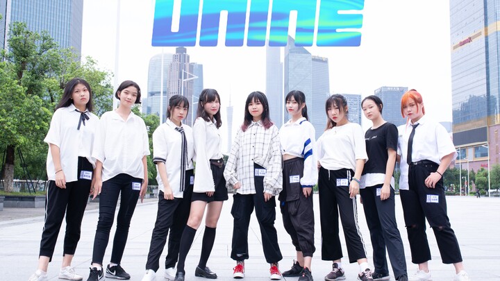 [UNINE] The first cover by all nine members online: "Like A Gentleman" in the typhoon