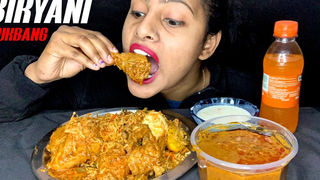 กินเผ็ด 🔥 ข้าวหมกไก่ เอ็กซ์ตร้าเกรวี่ ไรต้า Indian Non Veg Food Mukbang นักชิม NK