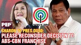 CHIKA BALITA: Sharon Cuneta asks President Rodrigo Duterte to reconsider ABS-CBN franchise renewal