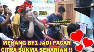 CHALLANGE KALAH BY1 JADI PACAR CITRA SUKMA SEHARIAN! #GREBEKWARNET #VLOG28 - Poi