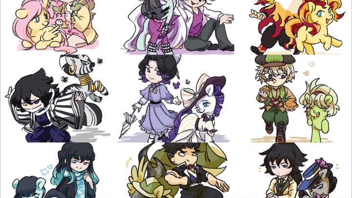 [Painting Process] Nine Pillars × Little Horse