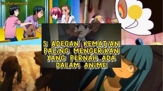 5 Adegan Kematian Paling Mengerikan Yang Pernah ada Dalam Anime‼️