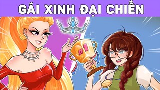 TÔI TRANH CHỨC HOT GIRL VỚI BẠN THÂN CỦA MÌNH | Phim hoạt hình | Buôn Chuyện Quanh Ta #BCQT