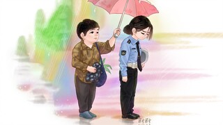 阿姨可能不懂得公众默哀，但她质朴的善良最打动人心