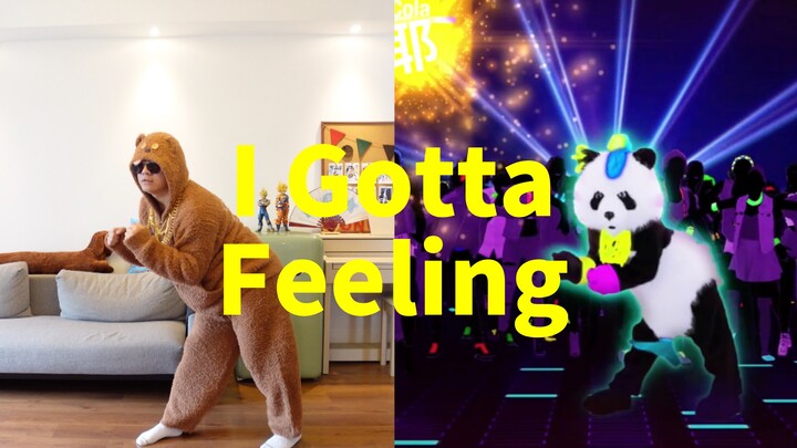Vì gấu trúc là gấu mà, nên tôi hóa trang thành gấu cũng hợp lý thôi~ "I Gotta Feeling" [Just Dance p