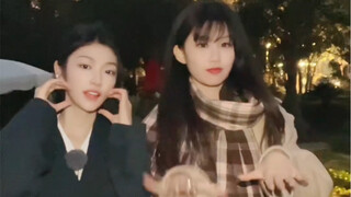 Lu Yuting X Li Kang camping gestur dance tiktok Natal lalu