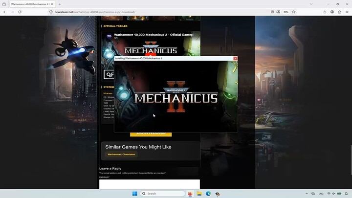 Warhammer 40000 Mechanicus II FREE DOWNLOD