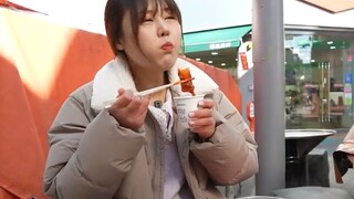 Mukbang quán ăn vặt lề đường #food