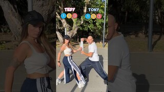 Pass through challenge #shorts #couples #funny