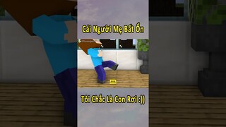 Người Mẹ Bất Ổn Nhất Minecraft Của Anh Đen Xì Xì - Tập 2 🤣 #shorts